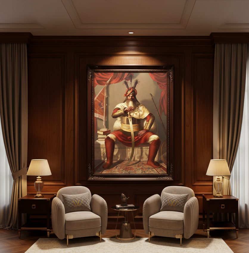 Aurora Velvet Armchair Brown Modern Comfort Accent Chair