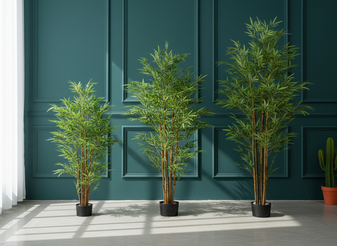 Japanese Faux Bamboo Tree, 1.8 m – Elegant Artificial Indoor Plant