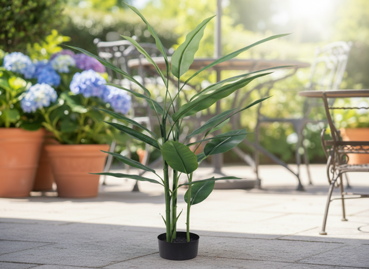 Artificial Bird of Paradise Plant – 1.95m Lifelike Indoor Tree