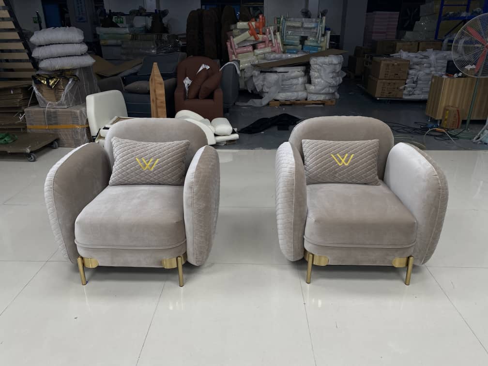 Aurora Velvet Sofa Brown Modern Luxury Comfort Seating