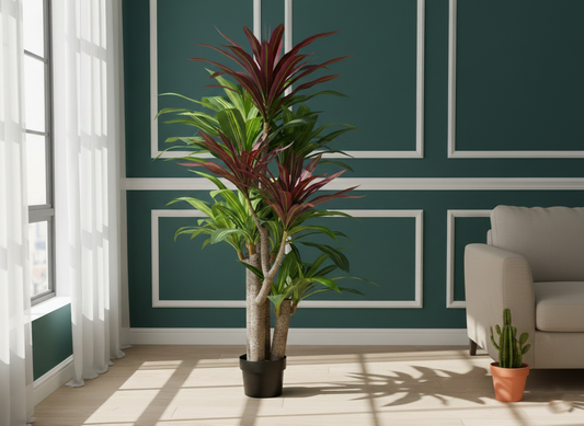 Madagascar Dragon Tree Artificial Plant – 1.5m Realistic Indoor Tree